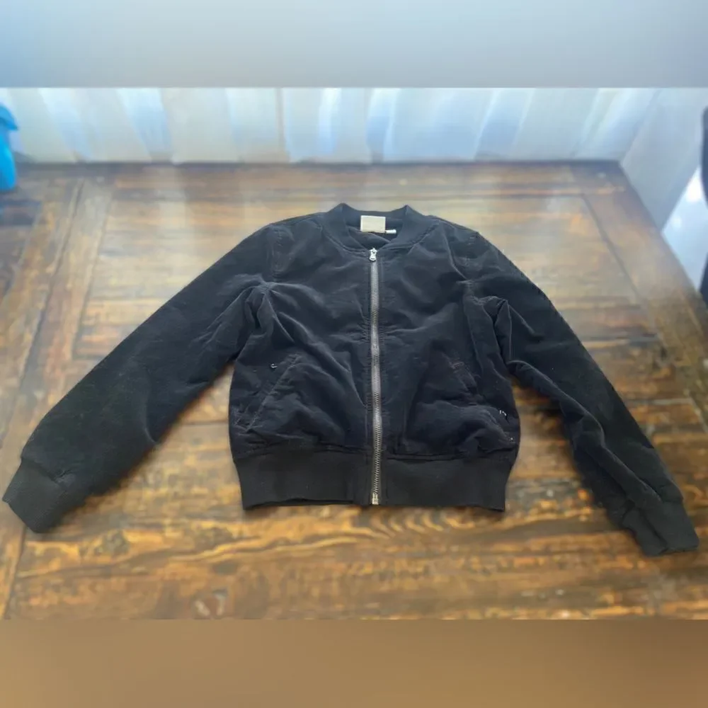 AG Adriano Goldschmied Moto Bomber Jacket S